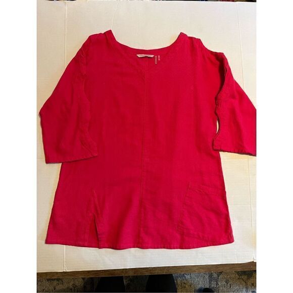 Soft Surroundings XS rose pink Gabby Gauze tunic - Picture 1 of 6